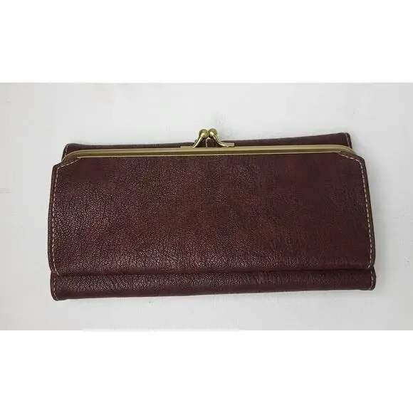 BUXTON Wallet Framed Clutch Coin Organizer Faux Leather NEW - Picture 4 of 5